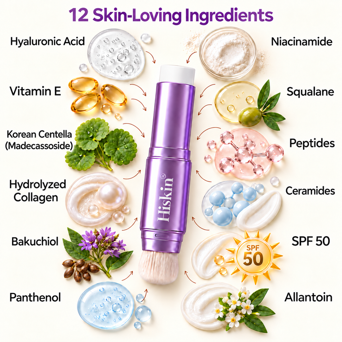 🔥 LAST 2 HOURS · 80% OFF! Hiskin® 2-in-1 Color-Changing Foundation Stick | Conceals Age Spots, Blurs Fine Lines & Hydrates Skin with a Built-In Brush for a Youthful Glow!