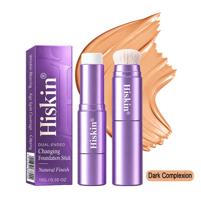 🔥 LAST 2 HOURS · 80% OFF!  Hiskin® 2-in-1 Color-Changing Foundation Stick | Conceals Age Spots, Blurs Fine Lines & Hydrates Skin with a Built-In Brush for a Youthful Glow!