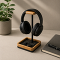 Lumitagecare Headphone Stand with Desk Tray