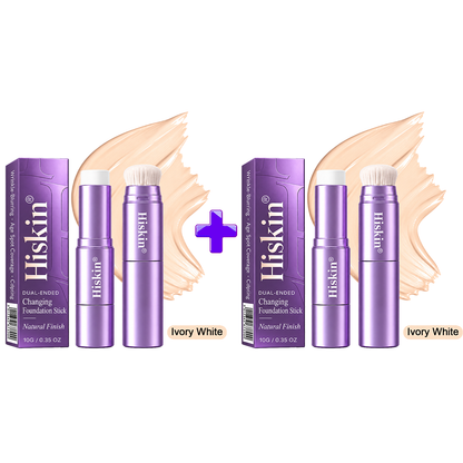 🔥 LAST 2 HOURS · 80% OFF!  Hiskin® 2-in-1 Color-Changing Foundation Stick | Conceals Age Spots, Blurs Fine Lines & Hydrates Skin with a Built-In Brush for a Youthful Glow!
